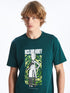LC Waikiki Crew Neck Short Sleeve Rick and Morty Printed Combed Cotton Men's T-Shirt
